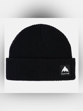 Burton Mens Beanie Hat Winter Ski Snow Streetwear Black